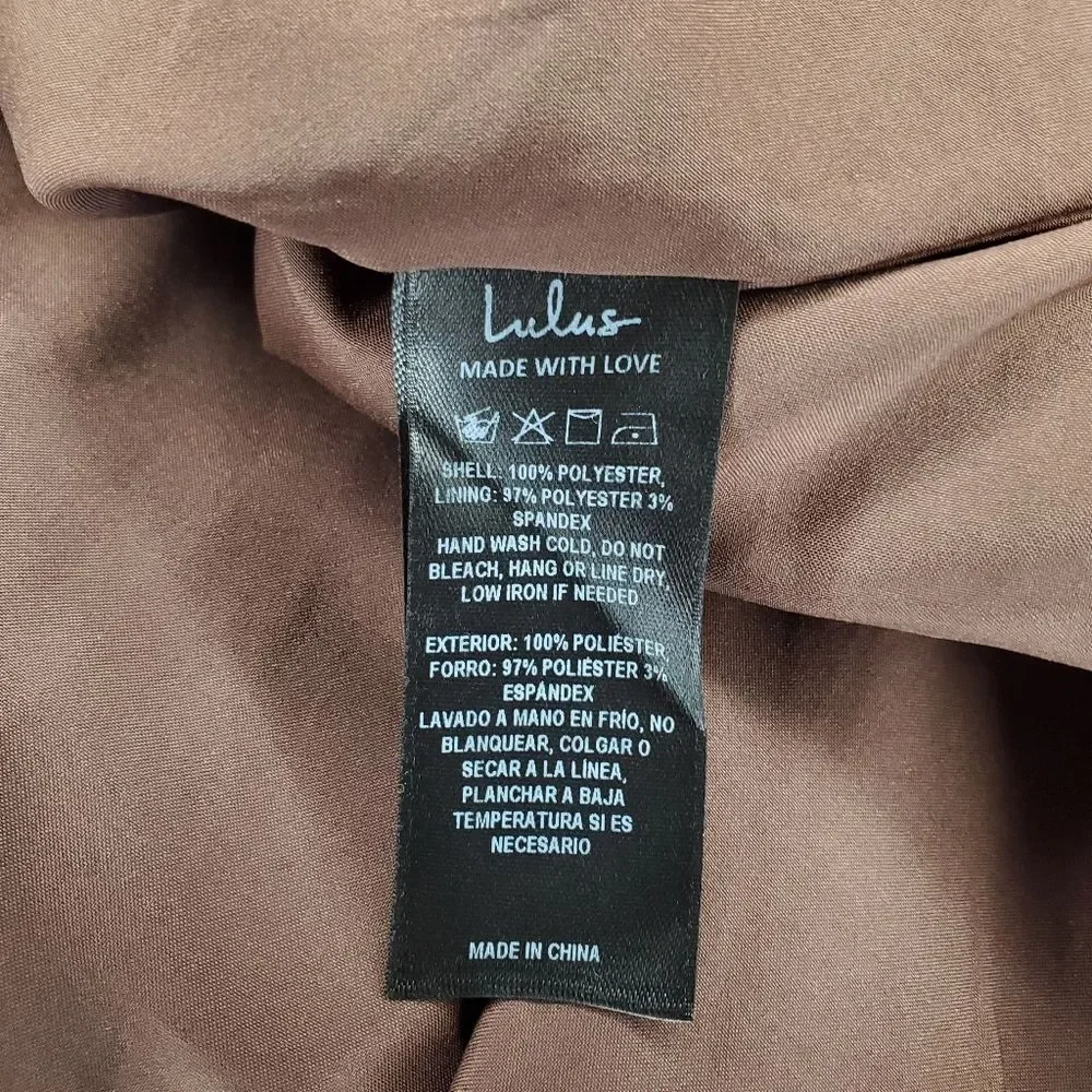 NWT Lulu's Daily Affection Floral Corduroy Dress With Pockets Size L